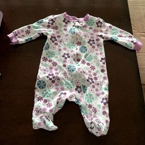 Purple baby onesie